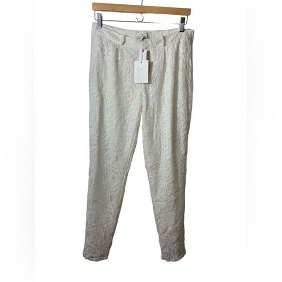 NEW JOIE | Lucinda porcelain lace pants small - Picture 1 of 6